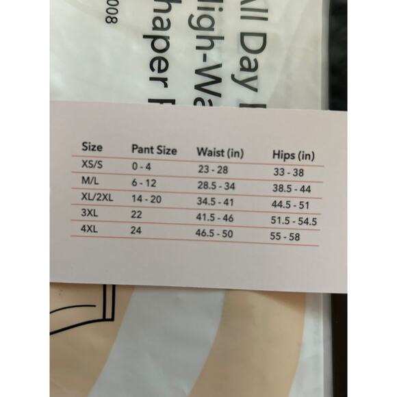 Shapermint All Day Every Day High-Waisted Shaper Panty Medium Large M/L New - Picture 8 of 10